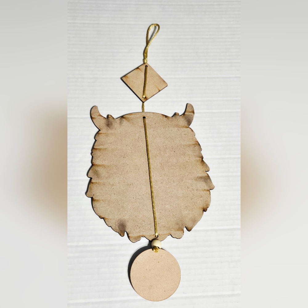 Modern Artvibes Designer Owl Wooden Wall‎ Hanging - Picture 2 of 7